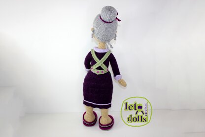 Marilyn,  XLarge Crochet Doll Pattern