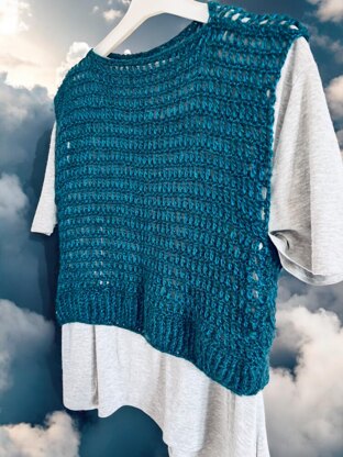 Metallic Crochet Crop Top