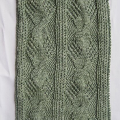 The Baltimore Cable Lace Scarf