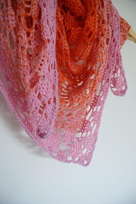 Perceptions Triangle Shawl