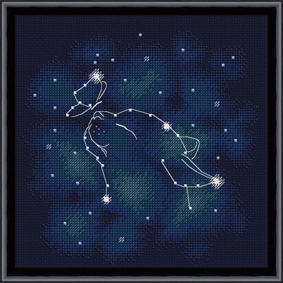 Cat Constellation Cross Stitch PDF Pattern
