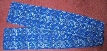 Dolphins in the waves scarf/Delfine in den Wellen Schal