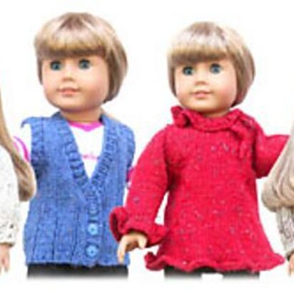 18" Doll Sweaters, Collection Two