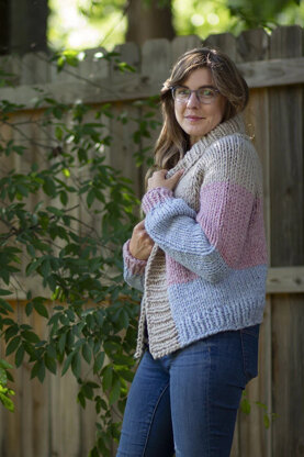 Paintbox Cardigan in Universal Yarn PDF