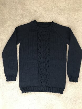 Waterfall Sweater in worsted
