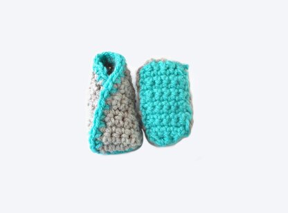 Kimono Baby Booties