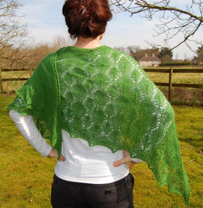 Verdant shawl