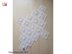 White openwork square runner