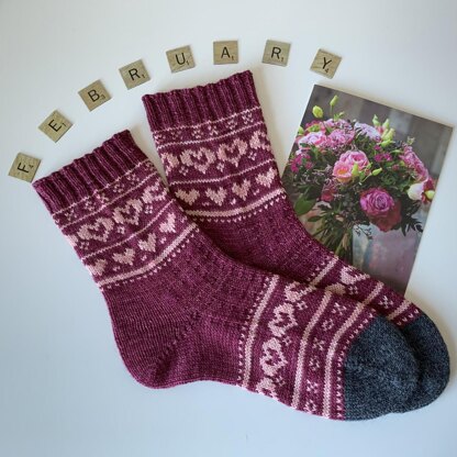 Hugs and Kisses Socks