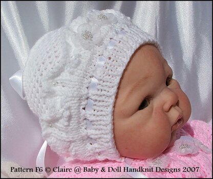 ‘English Country Garden’ Knitting pattern for doll 16-22” or newborn/0-3m baby