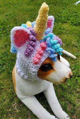 Unicorn Dog or Cat Hood