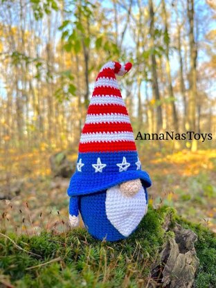 Patriotic gnome USA (boy2)