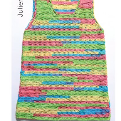 Crochet Top in Bergere de France Julienne - M1341 - Downloadable PDF