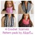 Four Crochet Circle Scarves_ PCS2