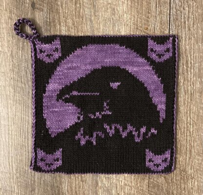 Spooky Raven Pot Holder