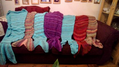 Mermaid blankets