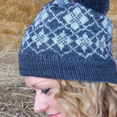 Sweet Clematis Hat - knitting pattern