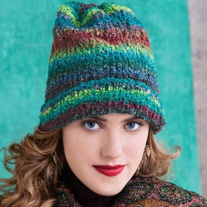 Slouchy Hat in Noro Kanzashi - 16081 - Downloadable PDF