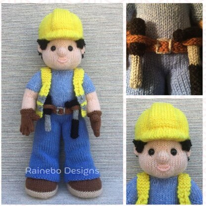 Construction Worker Doll