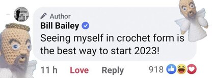 Bill Bailey Xmas Tree Angel