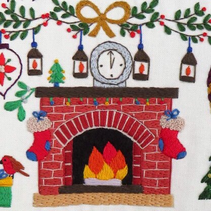 Stitchdoodles Night Before Christmas Stitch Hand Embroidery Pattern