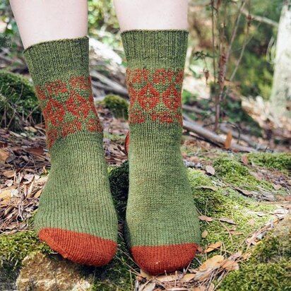 Crimson Forest Socks