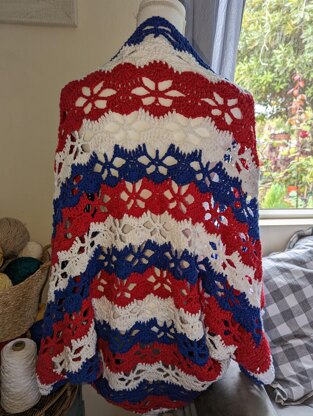 The American Star Lace Shrug