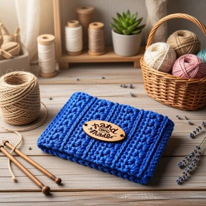 Crochet Card Holder Pdf + Video Tutorial