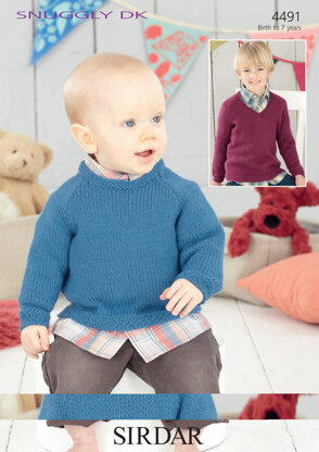 Sweaters in Sirdar Snuggly DK - 4491 - Downloadable PDF