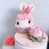 Bunny Rabbit Strawberry Cupcake