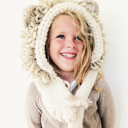 Leroy the Lion Hooded Scarf