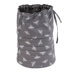 Hobbygift Grey Bees Drawstring Bag