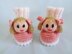 Doll Head Baby Booties