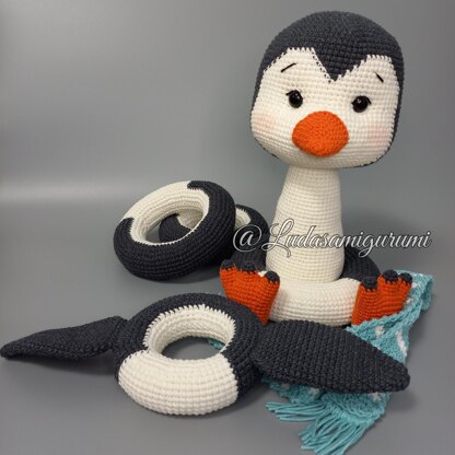 Penguin stacking toy