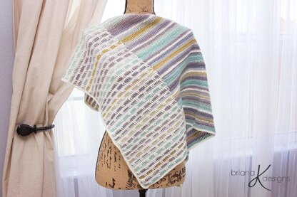 Brick and Mortar Shawl Crochet