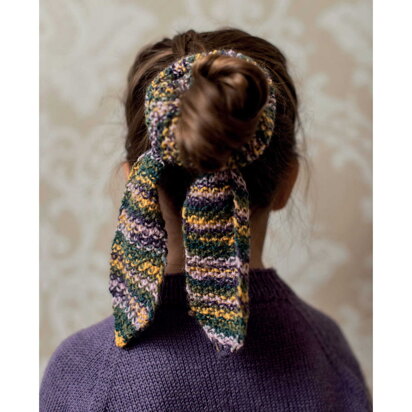 Kanerva Scrunchie in Novita Nalle Taika - NFFP008 - Downloadable PDF - knitting pattern