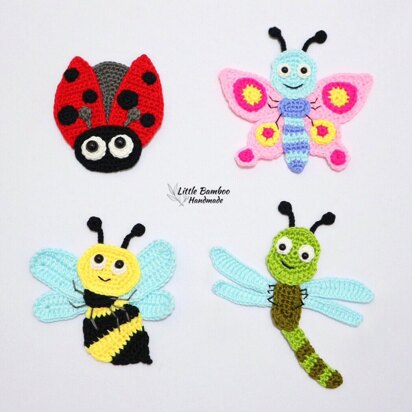 Garden Insect Applique Set