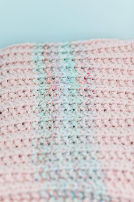 Fluffy Rib Knit Blanket