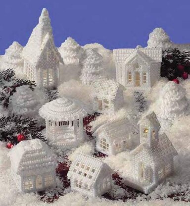 Plastic Canvas Snow Village - PDF