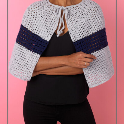 Celebration Capelet - Free Crochet Pattern For Women in Paintbox Yarns Baby DK