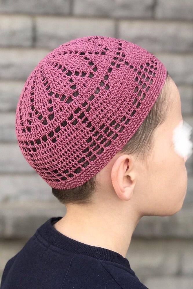 Crochet cotton skullcap Crochet pattern by Umm Umar | LoveCrafts