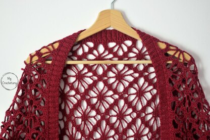 Meadow Lace Shrug Crochet pattern by MyCrochetory