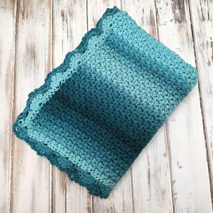 Elegant Ombre Baby Blanket