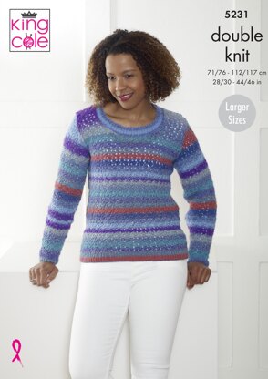 Sweater & Cardigan in King Cole Sprite DK - 5231 - Downloadable PDF