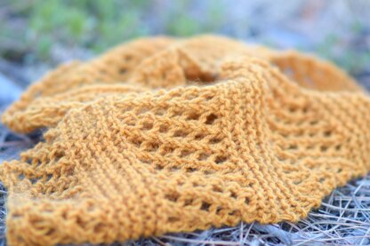 Honeycombs Knit Scarf