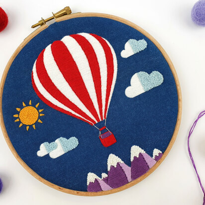 Oh Sew Bootiful Hot Air Balloon Embroidery Kit