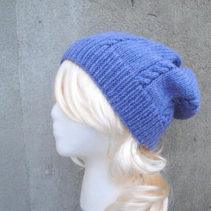 Lavender Cable Hat