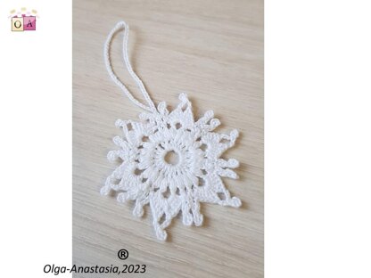 Crochet snowflake 22