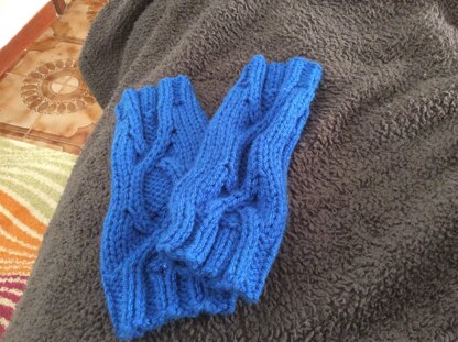 The Essential Knitted Wristwarmers in Paintbox Yarns
