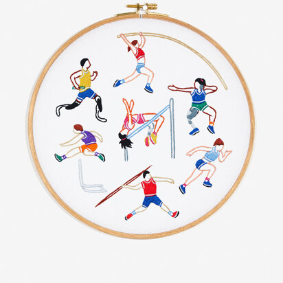 DMC Athletics Embroidery Pattern - PAT2071 - Downloadable PDF